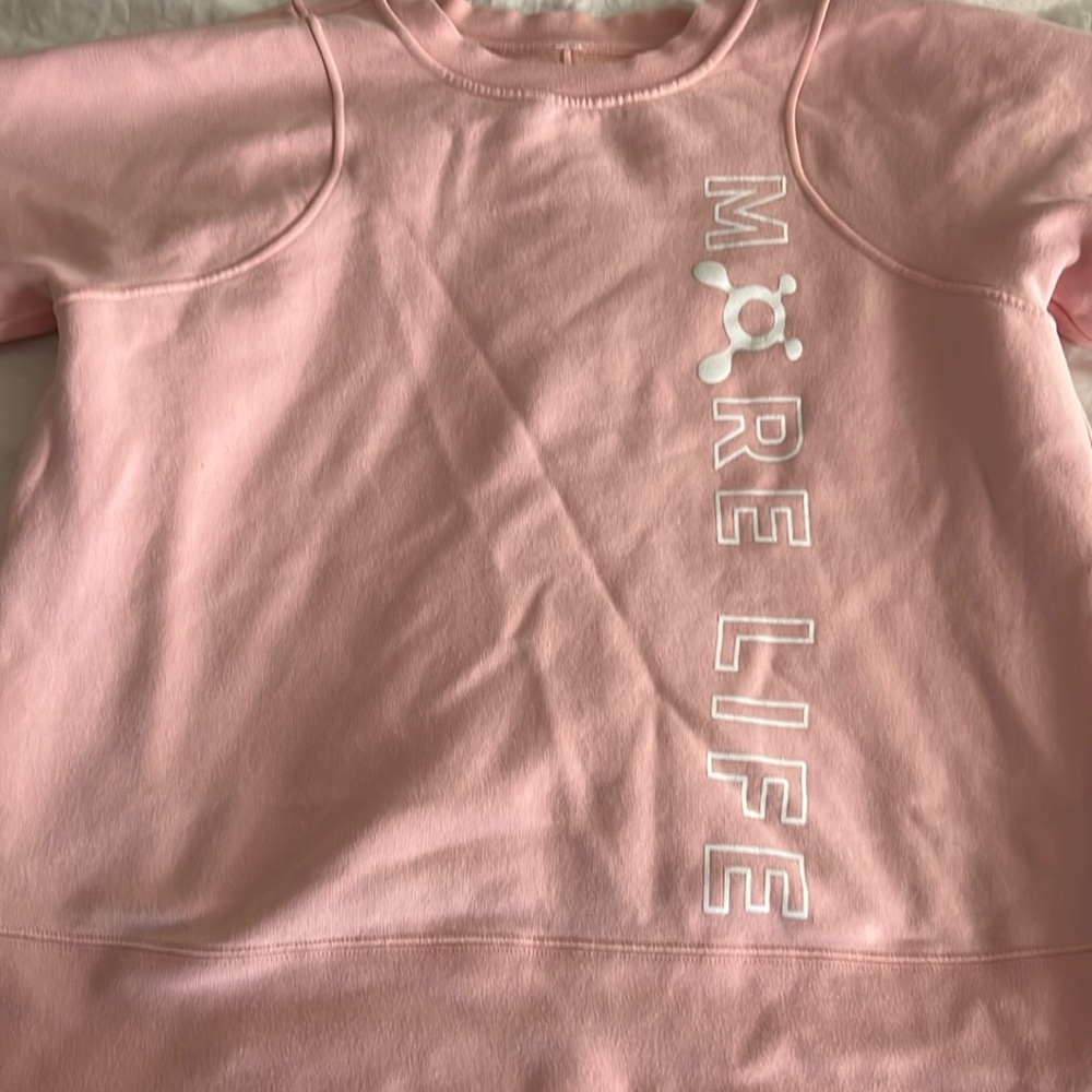 Lululemon Orange Theory Pink sweatshirt. Size Large